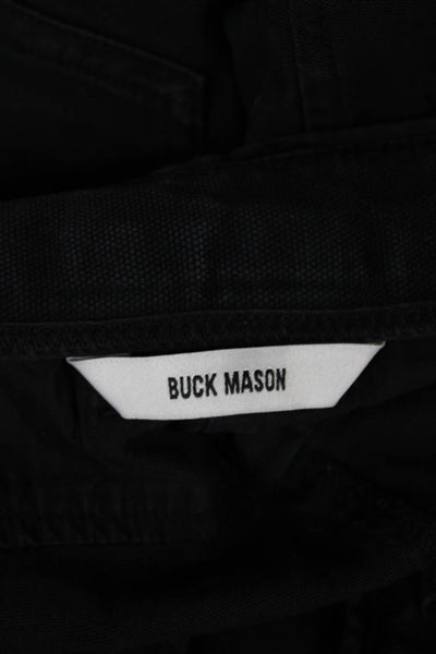Buck Mason Mens Skinny Jeans Black Cotton Blend Size 30