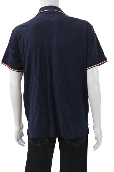Polo Ralph Lauren Mens Polo Blue Cotton Collared Short Sleeve Size XL