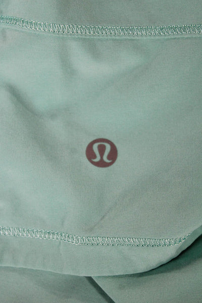 Lululemon Womens Athletic Mini Skort Green Polyester Pull On Size 6