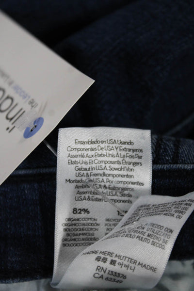 J Crew Womens Flared Jeans Blue High Rise Cotton Blend Button Size 27