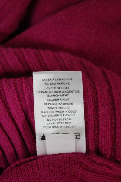Renuar Women Pink Cowl Neck Viscose Tunic Sweater Long Sleeve Size XS