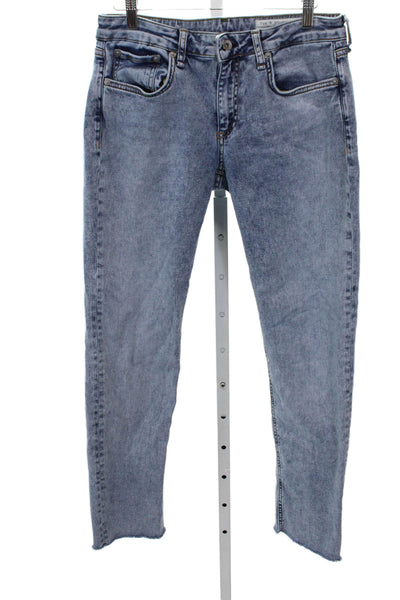 Rag & Bone Womens Tapered Jeans Blue Size 27