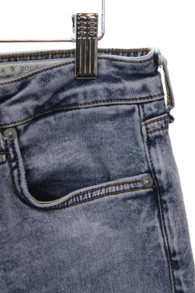 Rag & Bone Womens Tapered Jeans Blue Size 27