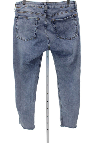 Rag & Bone Womens Tapered Jeans Blue Size 27