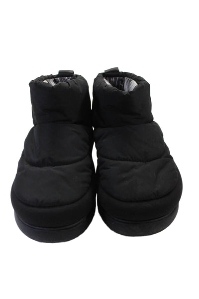 Ugg Women's Round Toe Pull-On Platform Boots Black Size 7