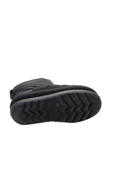 Ugg Women's Round Toe Pull-On Platform Boots Black Size 7