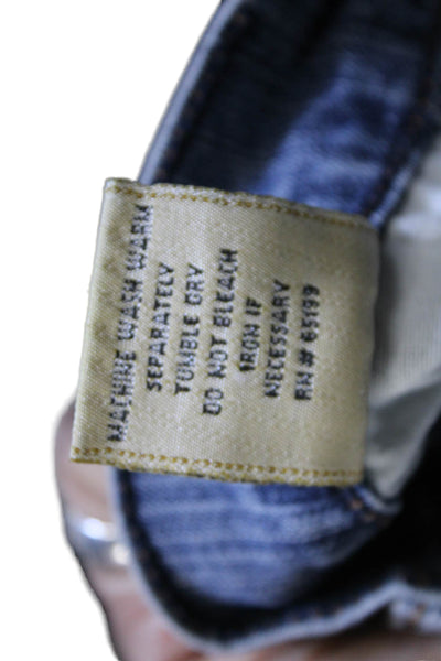 7 For All Mankind Mens Straight Blue Jeans Cotton Blend Mid Rise Size 28