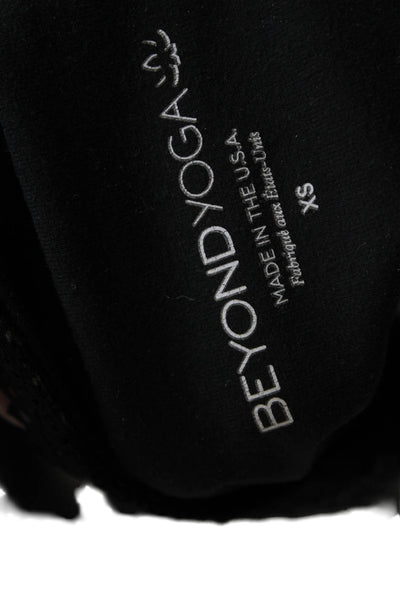 Beyond Yoga Womens Gray Flecked Nylon Blend Ankle Leggings Size XS