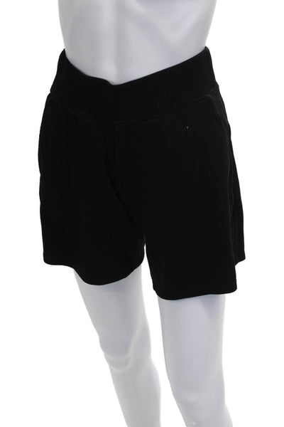 Gaiam Womens Athletic Shorts Black Rayon Spandex Solid Size XS