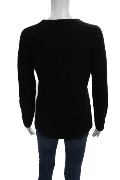 Inhabit Womens Cashmere Pullover Sweater Black Size M