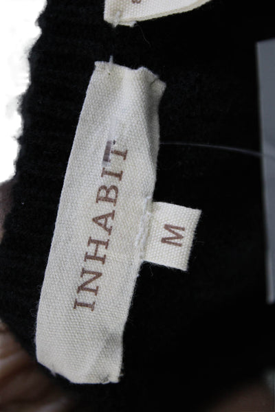 Inhabit Womens Cashmere Pullover Sweater Black Size M