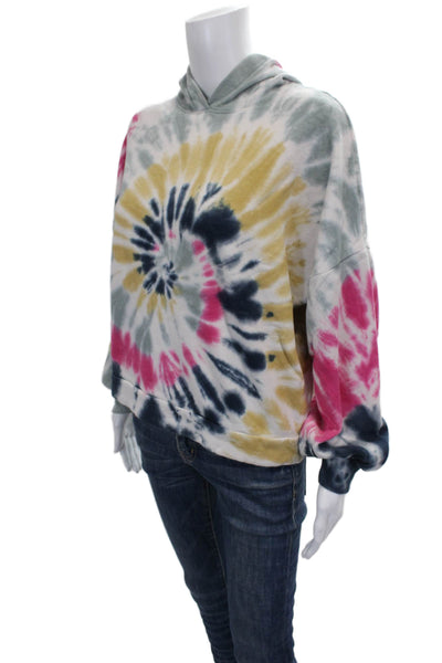 Nation LTD Womens Multicolor Tie-Dye Cotton Pullover Long Sleeve Size S