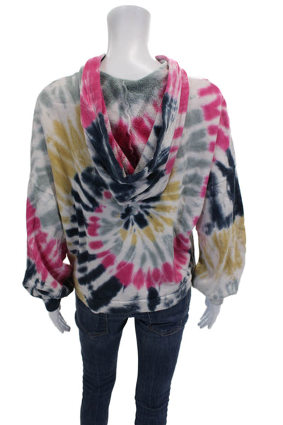 Nation LTD Womens Multicolor Tie-Dye Cotton Pullover Long Sleeve Size S