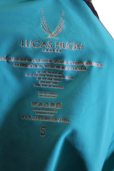 Lucas Hugh Women Capri Leggings Teal Pull On Size XS