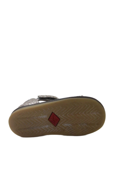 Pom d Api Minorquines Papouelli Girls Sandals Ballet Flats Gold Size 23 Lot 3