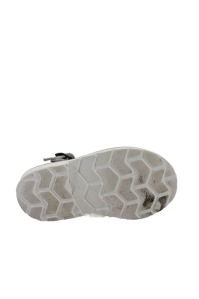 Pom d Api Minorquines Papouelli Girls Sandals Ballet Flats Gold Size 23 Lot 3