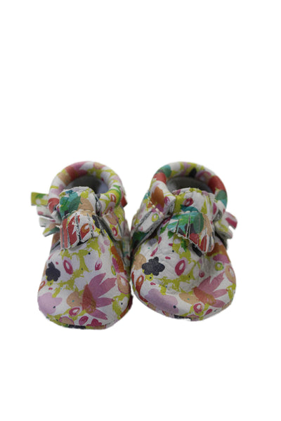 Freshly Picked Girls Fringe Trim Metallic Floral Snake Print Boots Size 1 Lot 3