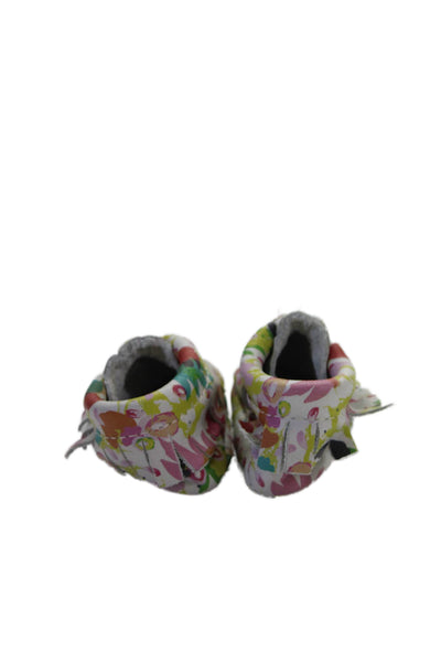Freshly Picked Girls Fringe Trim Metallic Floral Snake Print Boots Size 1 Lot 3