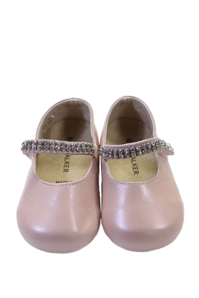 Little Marc Jacobs Walker Bonpoint Girls Ballet Flats Silver Pink 18-19 Lot 3