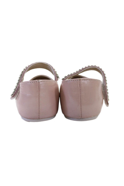 Little Marc Jacobs Walker Bonpoint Girls Ballet Flats Silver Pink 18-19 Lot 3