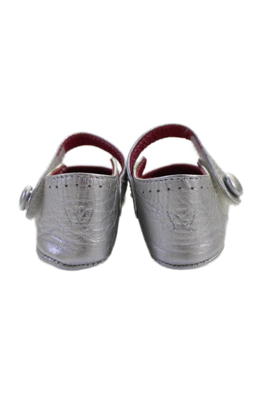 Bonpoint Sue London Bloch Girls Ballet Flats Gray Pink Size 17 Lot 4