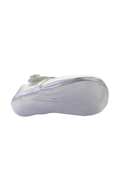 Bonpoint Sue London Bloch Girls Ballet Flats Gray Pink Size 17 Lot 4