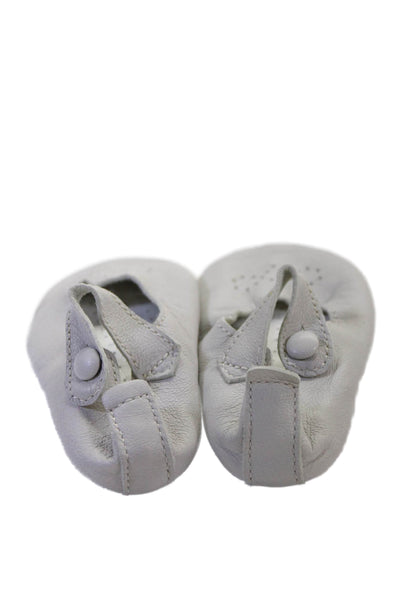 Bonpoint Sue London Bloch Girls Ballet Flats Gray Pink Size 17 Lot 4