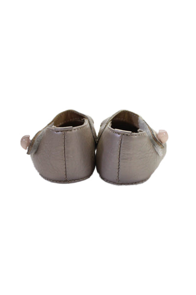 Elephantito Baby Bloch Girls Metallic Mary Jane Ballet Flats Size 1 16 Lot 4