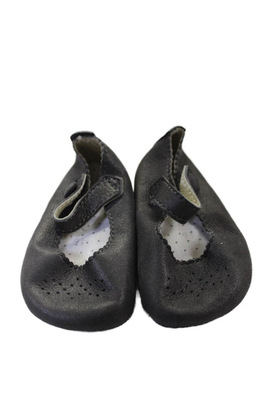 Elephantito Baby Bloch Girls Metallic Mary Jane Ballet Flats Size 1 16 Lot 4