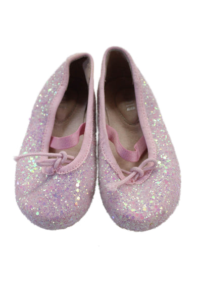 Mimi Sol Bloch Girls Glitter Studded Tweed Ballet Flats Size 23 25 Lot 4