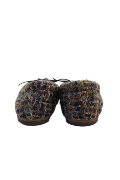 Mimi Sol Bloch Girls Glitter Studded Tweed Ballet Flats Size 23 25 Lot 4