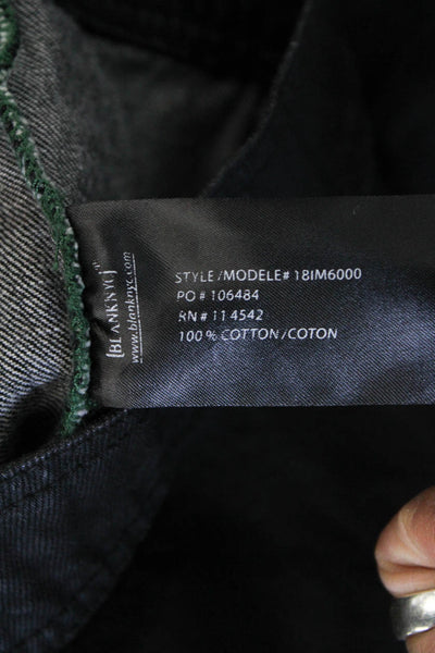 BLANKNYC Unisex Adults Basic Jacket Black Cotton Button Long Sleeve Size S