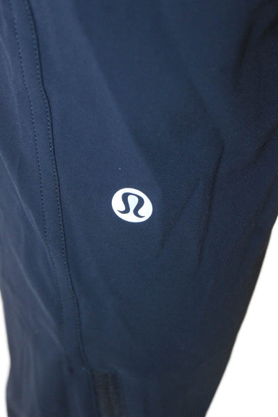 Lululemon Women Jogger Pants Blue Polyester Pull On Size S