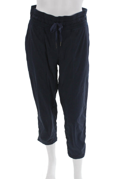 Lululemon Women Jogger Pants Blue Drawstring Polyester Size S