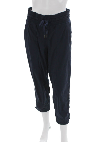 Lululemon Women Jogger Pants Blue Drawstring Polyester Size S