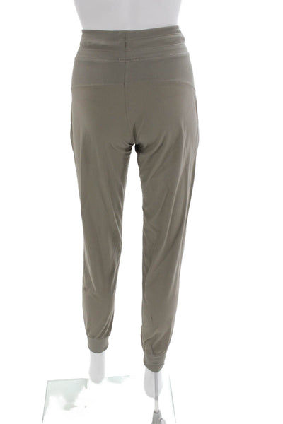 Lululemon Womens Jogger Pants Green Drawstring Polyester Size S