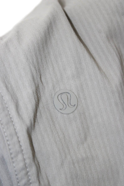 Lululemon Womens Jogger Pants Green Drawstring Polyester Size S
