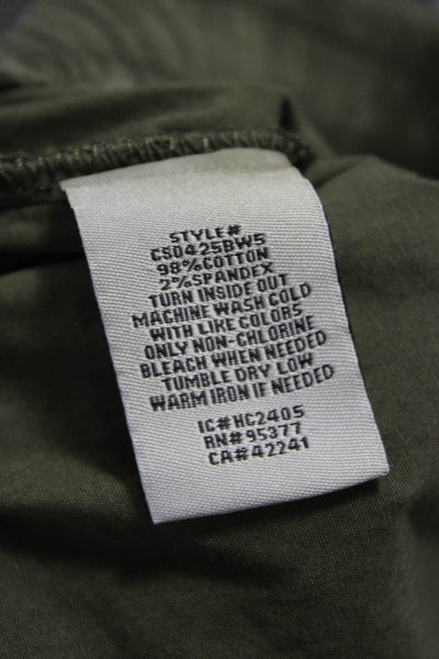 Sanctuary Womens Cargo Mini Skirt Green Drawstring 98% Cotton Size S