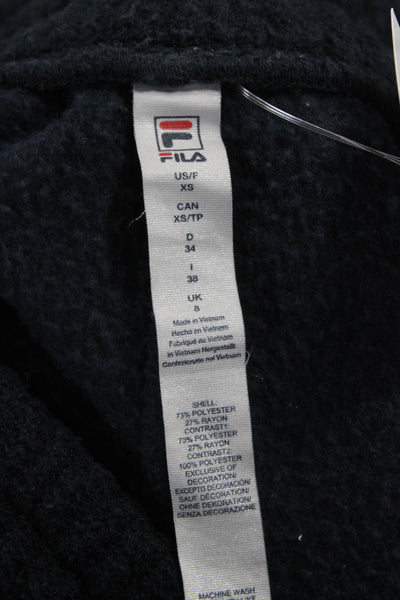 Fila Women Blue Sweatpants Pull On 73% Polyester Size XS