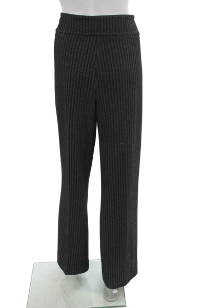 Estelle & Finn Womens Dress Pants Gray Rayon Herringbone Pull On Size 14