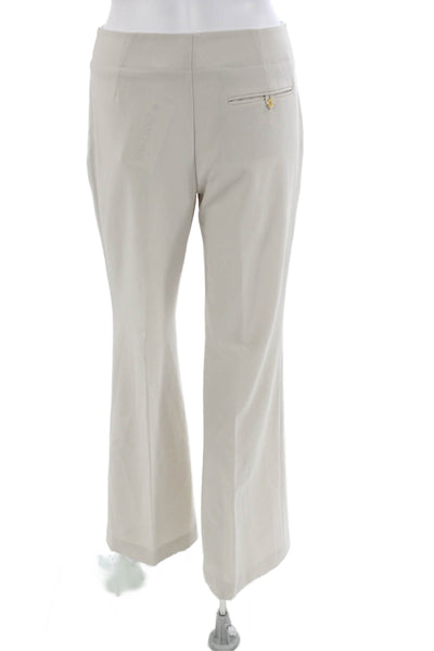 St. John Collection By Marie Gray Womens Dress Pants Beige Polyester Zip Size 4