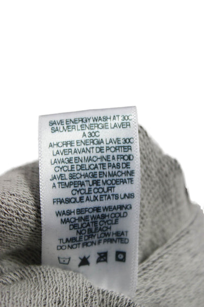 Sundry Womens Full Zip Hoodie Gray Viscose Long Sleeve Fall Size 1