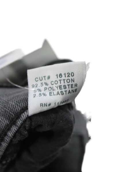 J Brand Womens Gray Skinny Jeans High Rise Cotton Inseam 25 Size 27