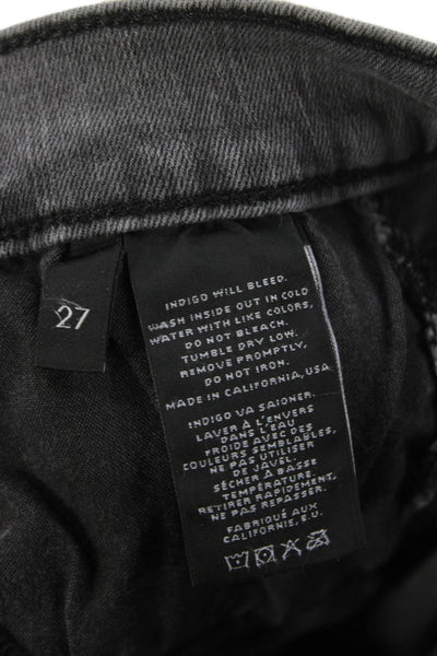 J Brand Womens Gray Skinny Jeans High Rise Cotton Inseam 25 Size 27