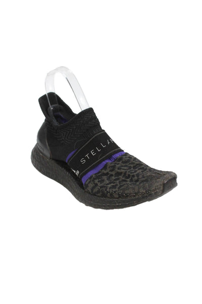 Adidas by Stella McCartney Womens Animal Print Sneakers Black Grey Size 5.5