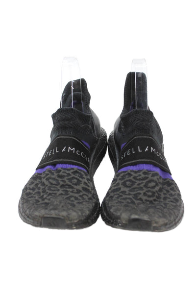 Adidas by Stella McCartney Womens Animal Print Sneakers Black Grey Size 5.5