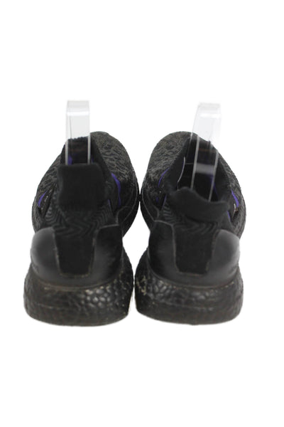 Adidas by Stella McCartney Womens Animal Print Sneakers Black Grey Size 5.5