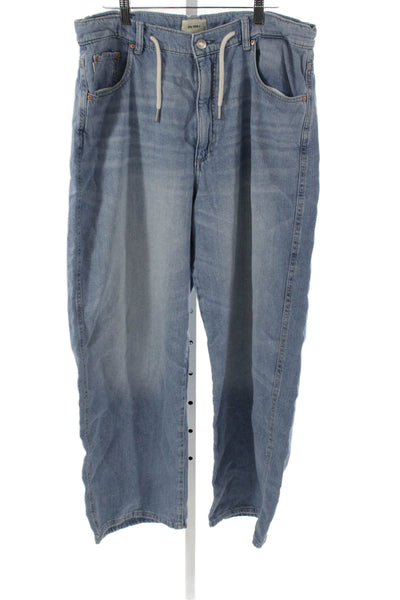 DL1961 Mens Wide Leg High Rise Blue Jeans Size 32