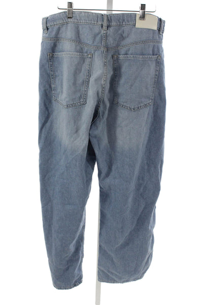 DL1961 Mens Wide Leg High Rise Blue Jeans Size 32