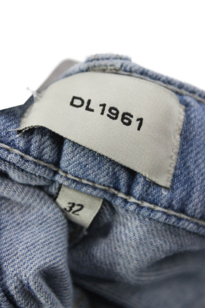 DL1961 Mens Wide Leg High Rise Blue Jeans Size 32
